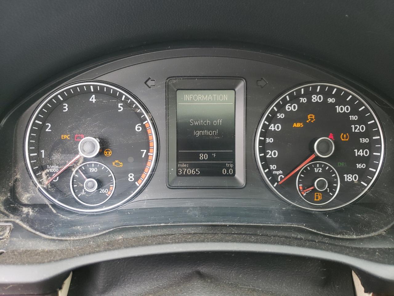 2012 VOLKSWAGEN EOS