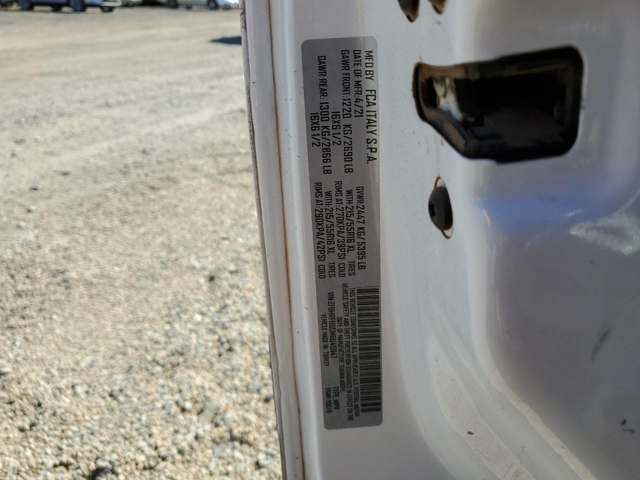 2021 RAM ProMaster City