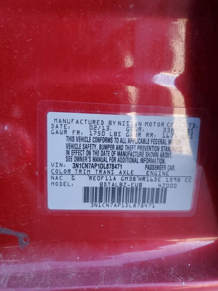 2013 NISSAN VERSA