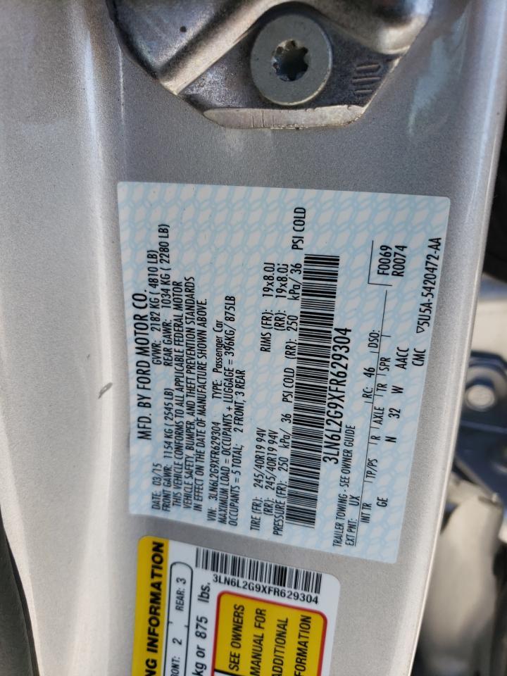 2015 LINCOLN MKZ