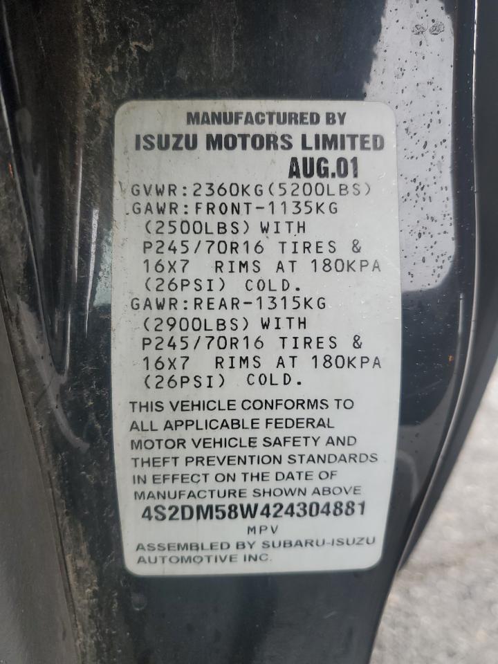 2002 ISUZU Rodeo