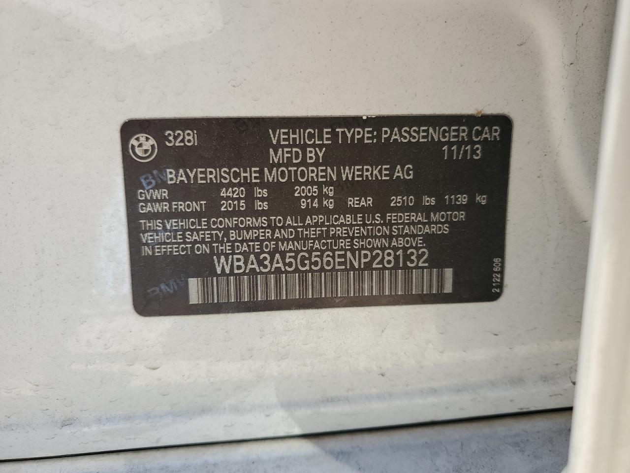 2014 BMW 3 SERIES