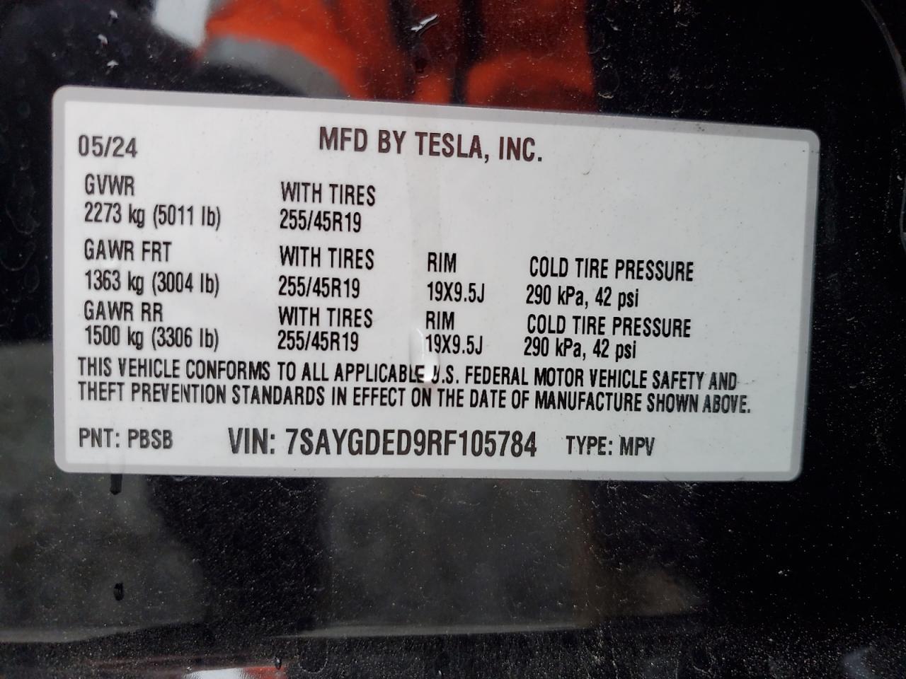 2024 TESLA MODEL Y
