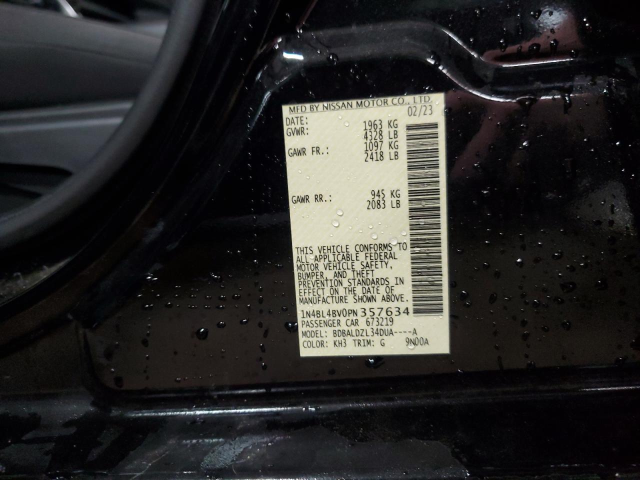2023 NISSAN ALTIMA