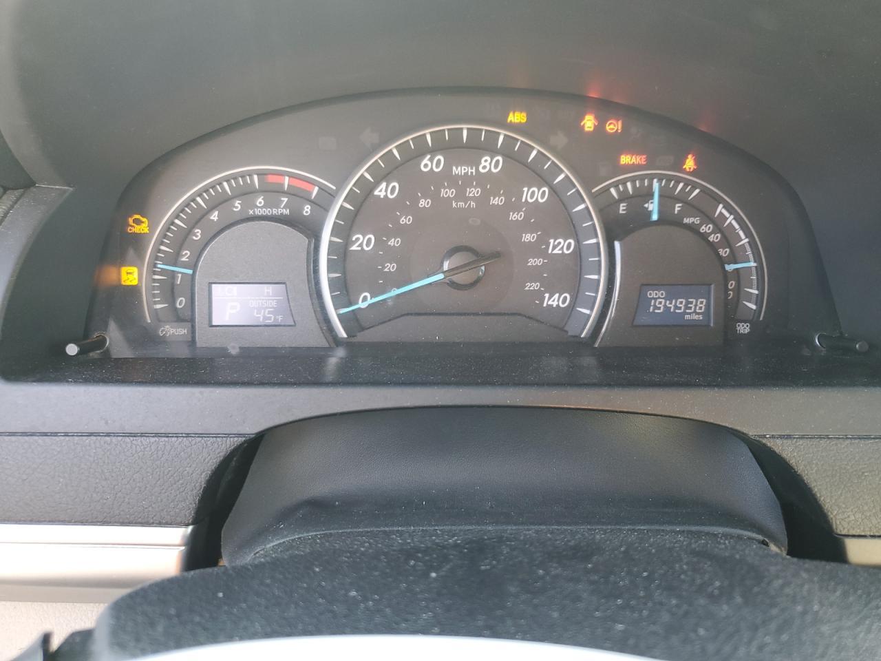 2012 TOYOTA CAMRY
