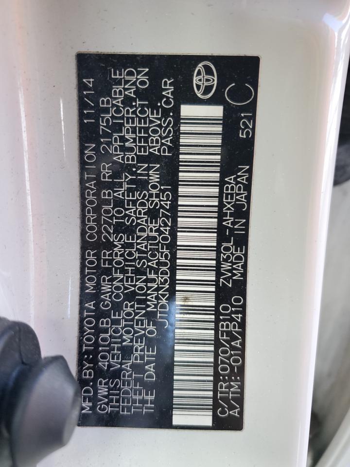2015 TOYOTA PRIUS