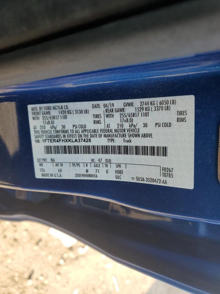 2019 FORD RANGER