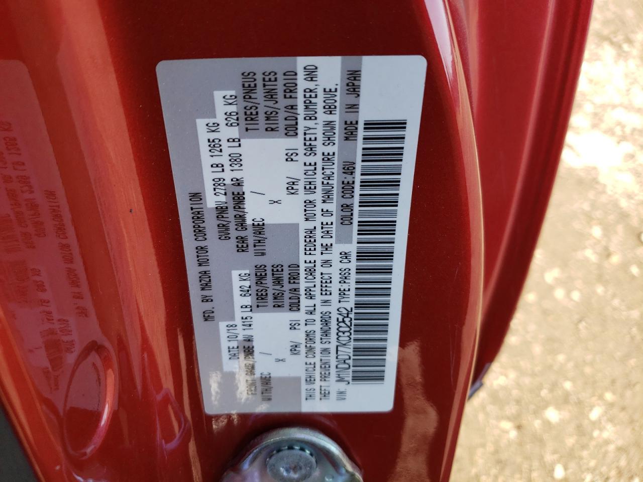 2019 MAZDA MX-5 Miata