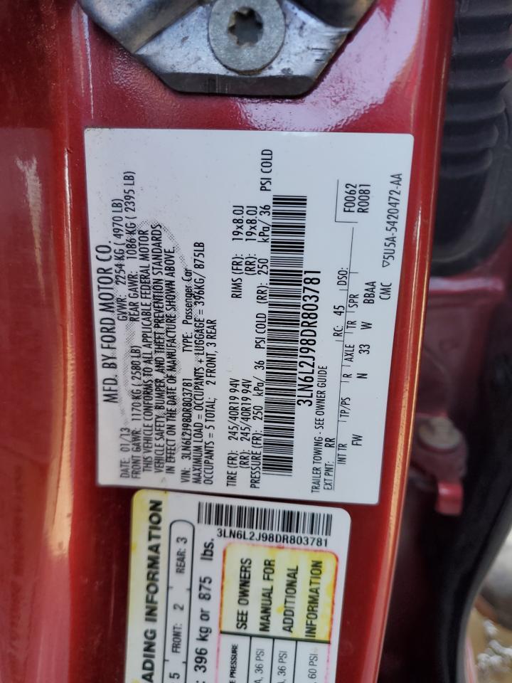 2013 LINCOLN MKZ