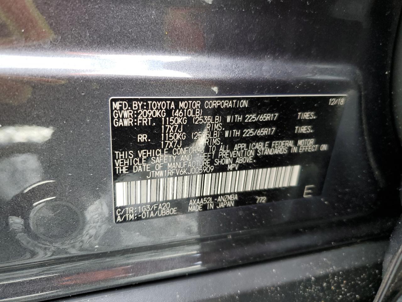 2019 TOYOTA RAV4