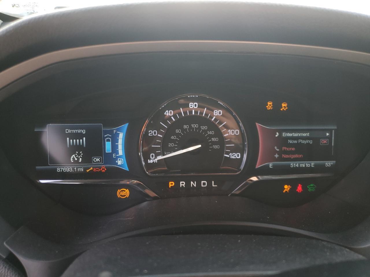 2016 LINCOLN MKZ