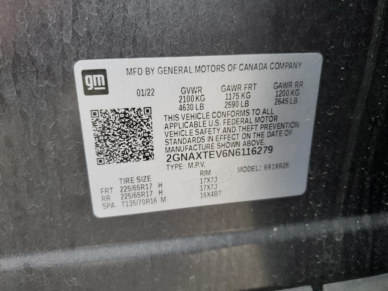 2022 CHEVROLET EQUINOX