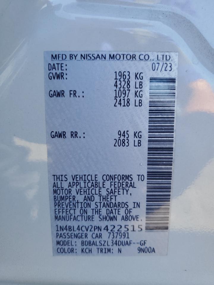2023 NISSAN ALTIMA