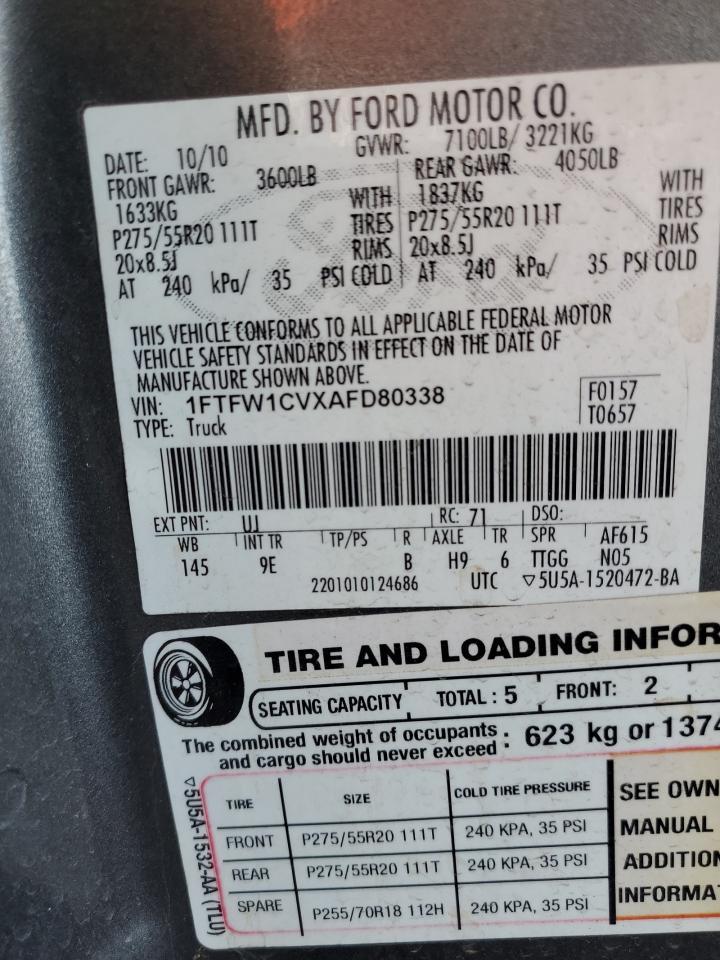 2010 FORD F-150