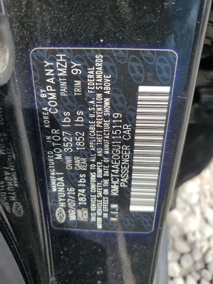 2016 HYUNDAI ACCENT