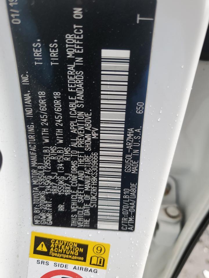 2019 TOYOTA HIGHLANDER