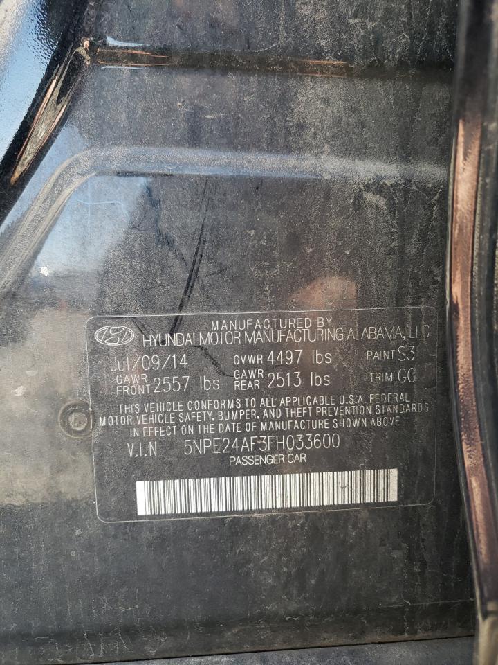 2015 HYUNDAI SONATA