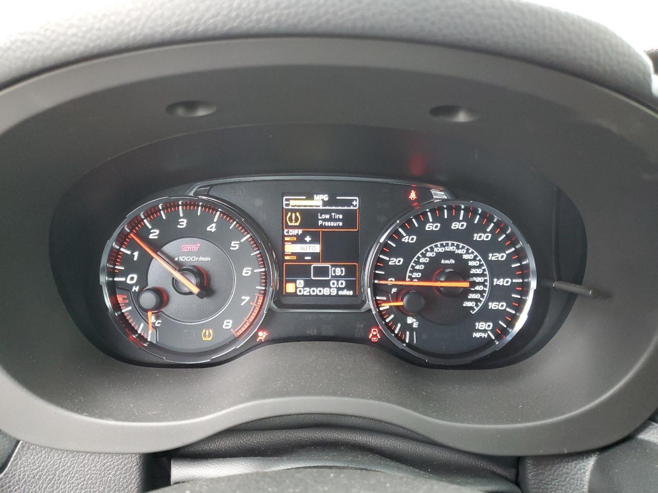 2020 SUBARU WRX