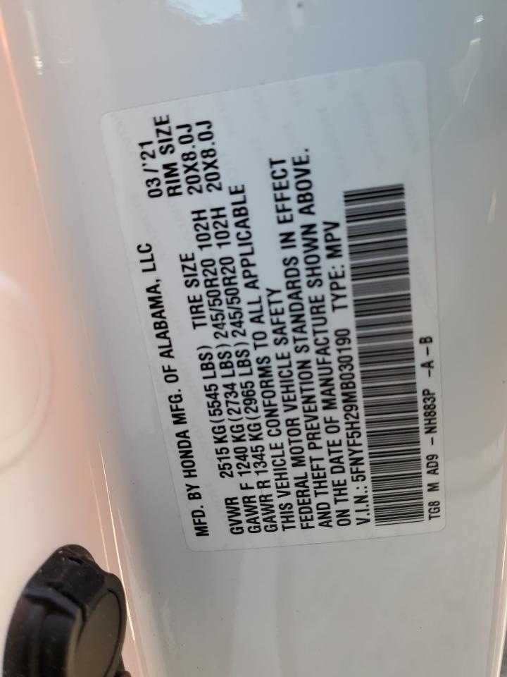 2021 HONDA PILOT