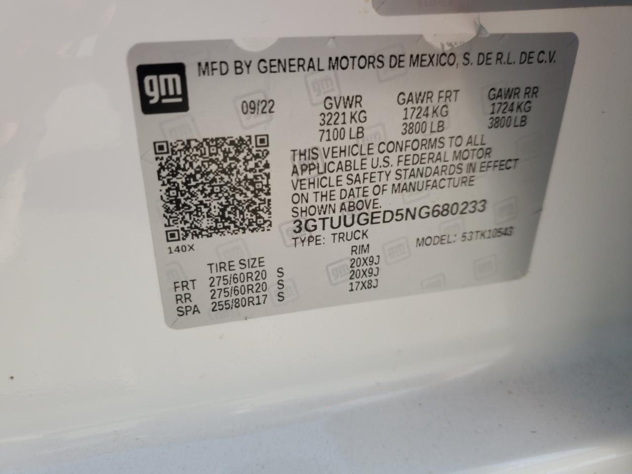 2022 GMC Sierra