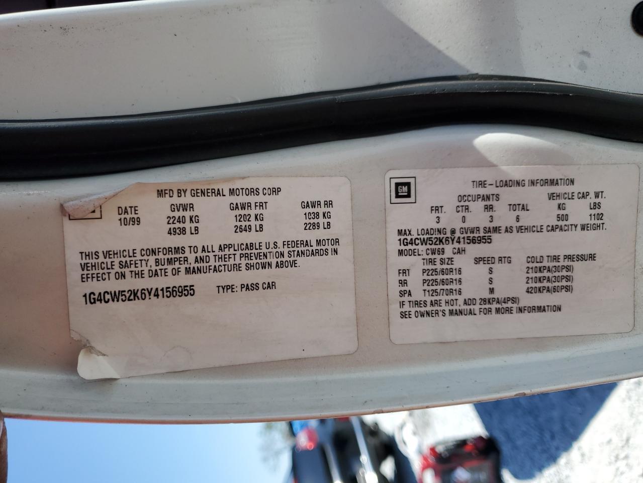 2000 BUICK Park Avenue