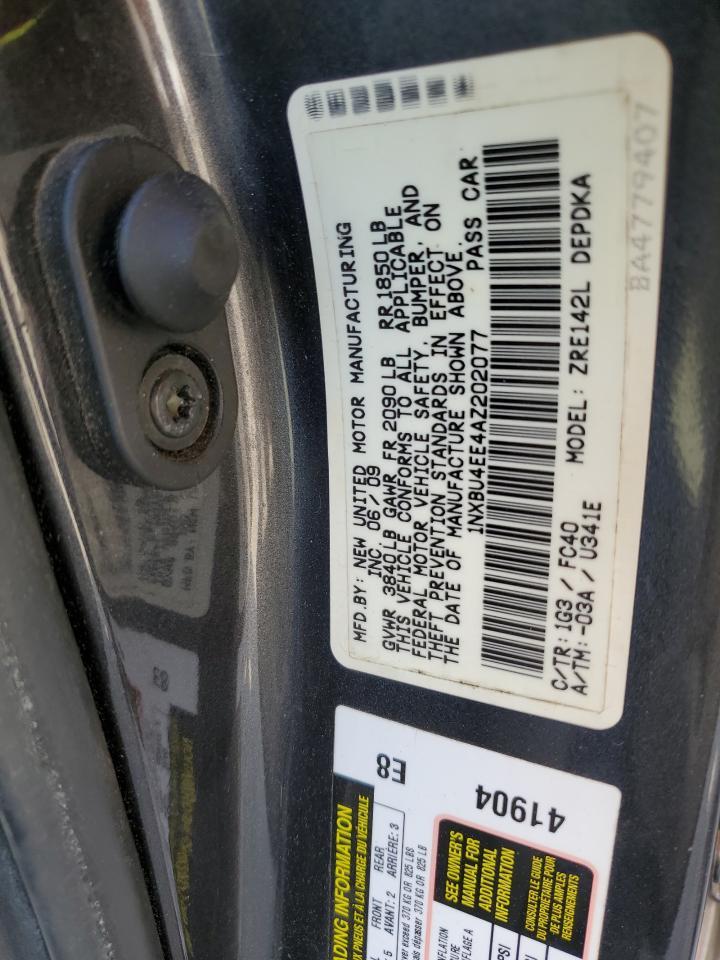 2010 TOYOTA COROLLA