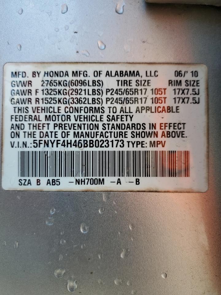 2011 HONDA PILOT