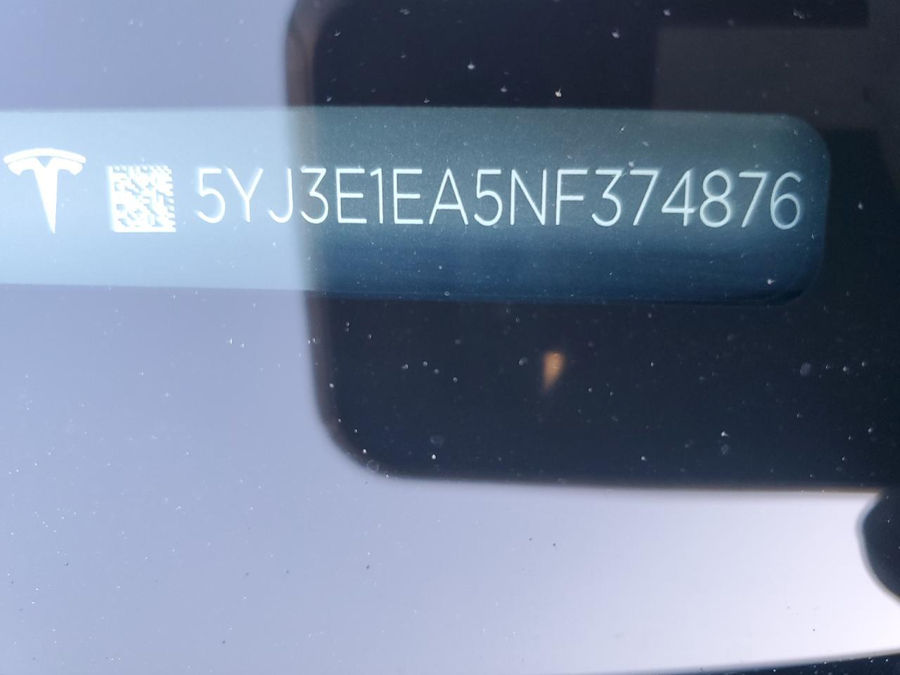 2022 TESLA MODEL 3