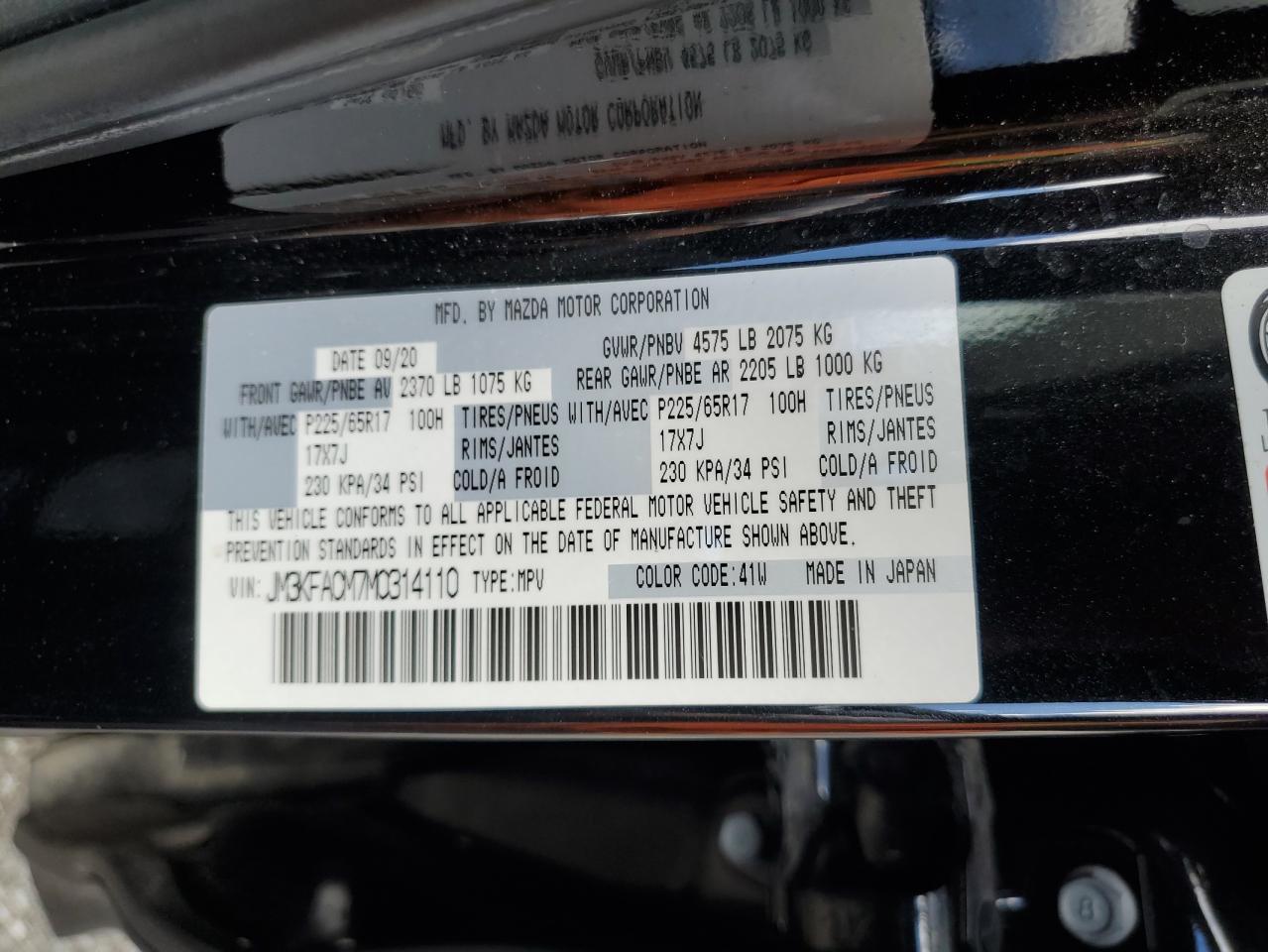 2021 MAZDA CX-5