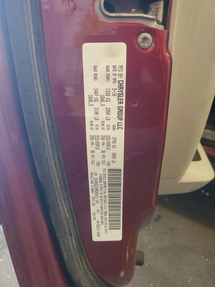 2010 DODGE GRAND CARAVAN