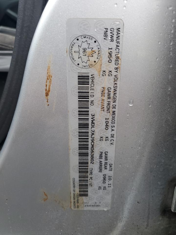 2012 VOLKSWAGEN JETTA