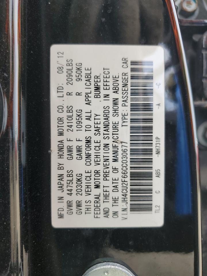 2012 ACURA TSX
