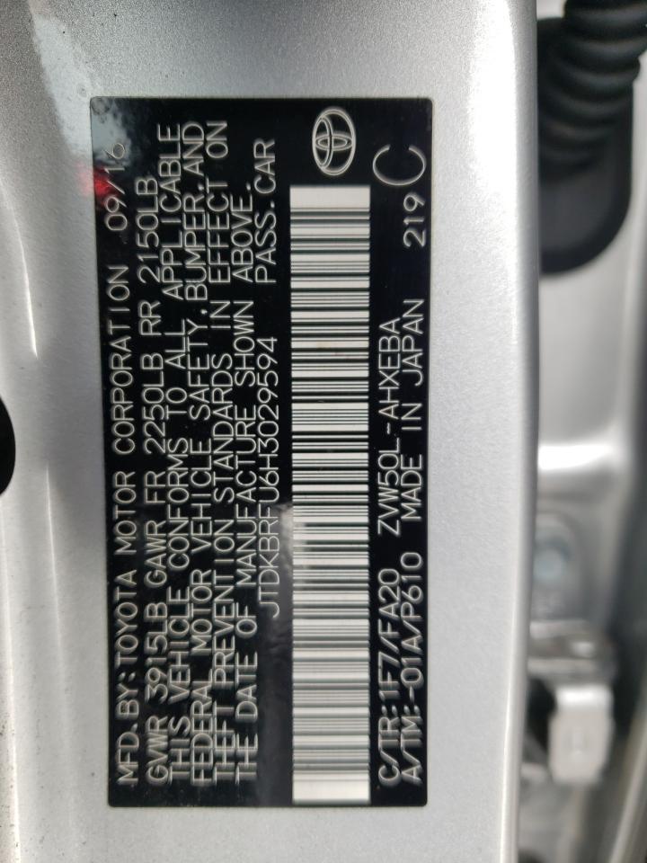 2017 TOYOTA PRIUS