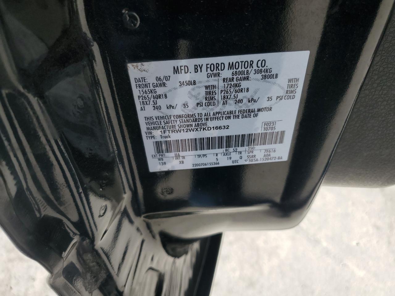 2007 FORD F-150