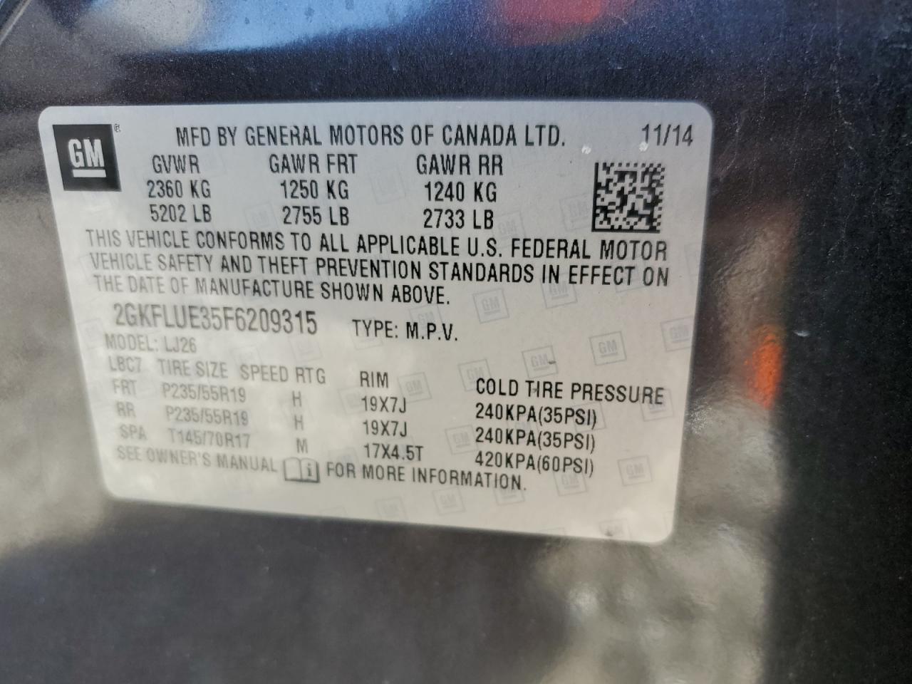 2015 GMC Terrain