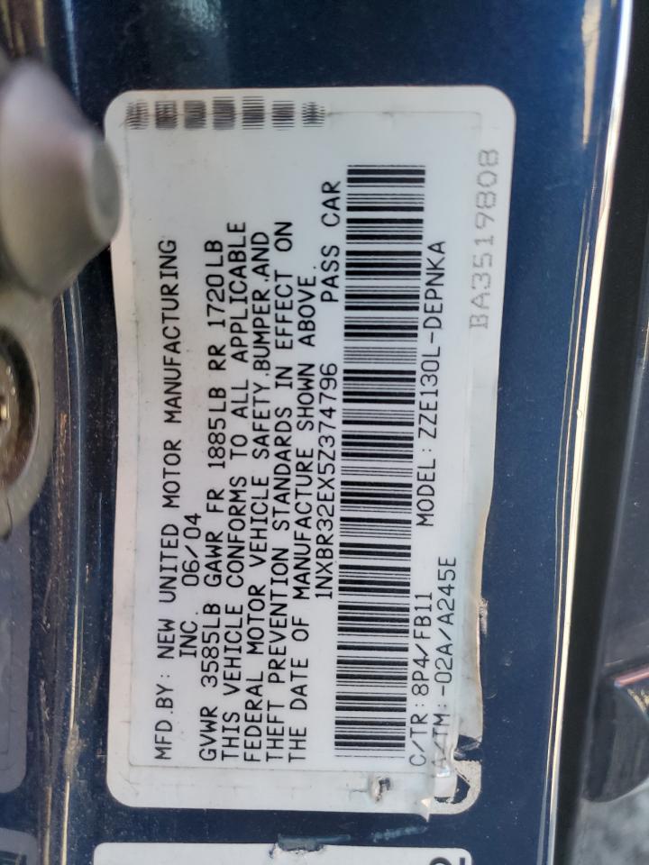 2005 TOYOTA COROLLA