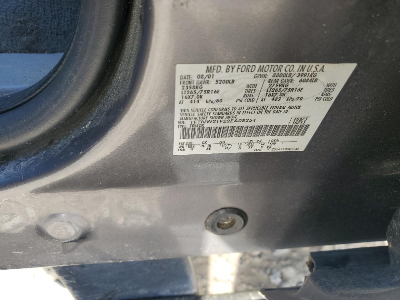 2002 FORD F-250