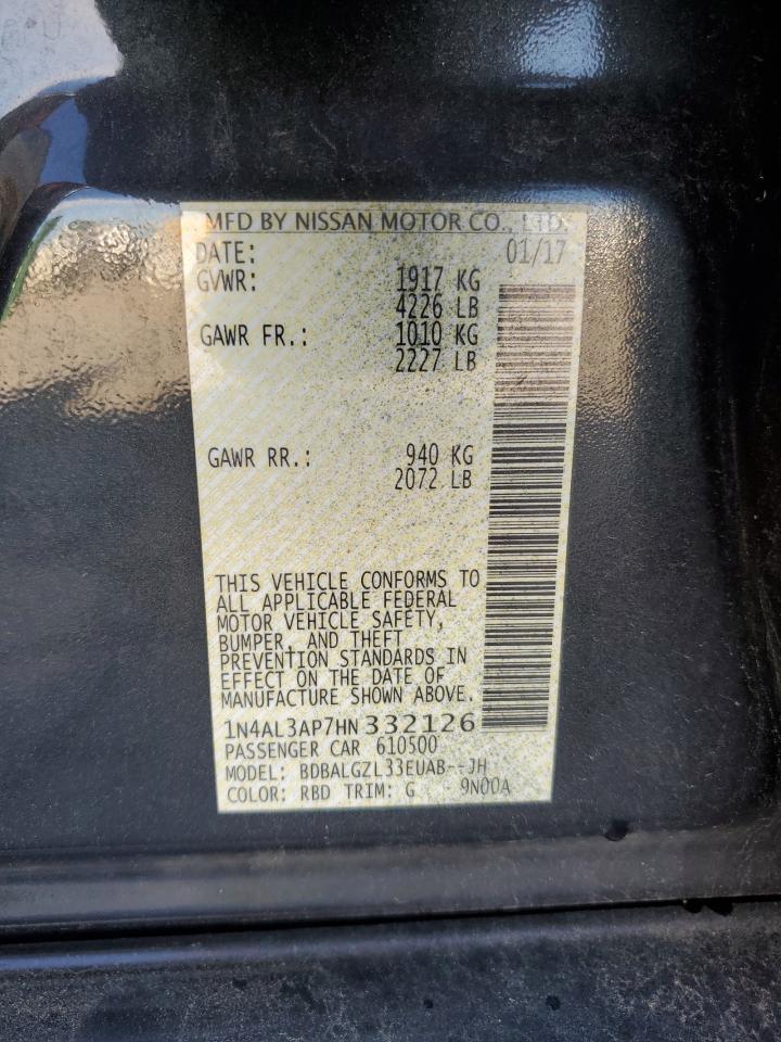 2017 NISSAN ALTIMA