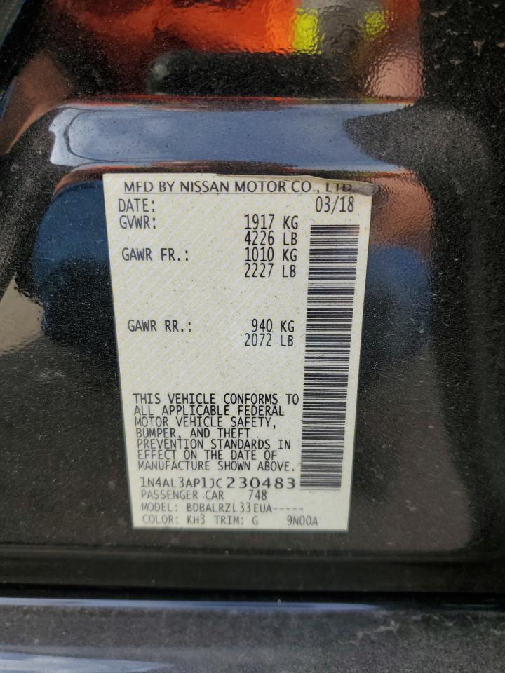 2018 NISSAN ALTIMA