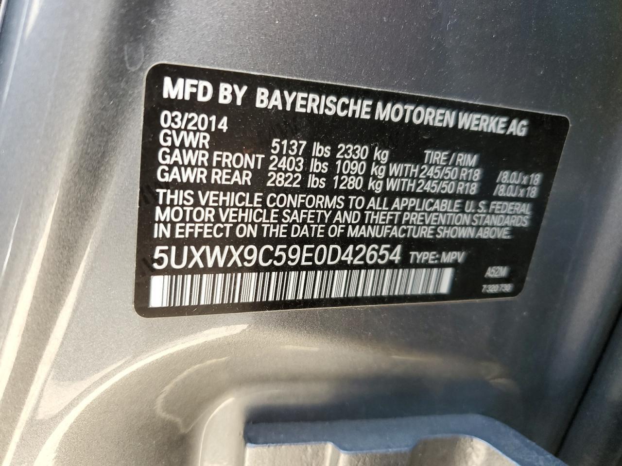 2014 BMW X3