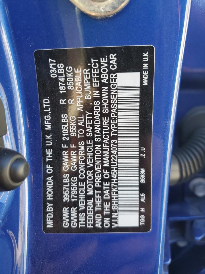 2017 HONDA CIVIC