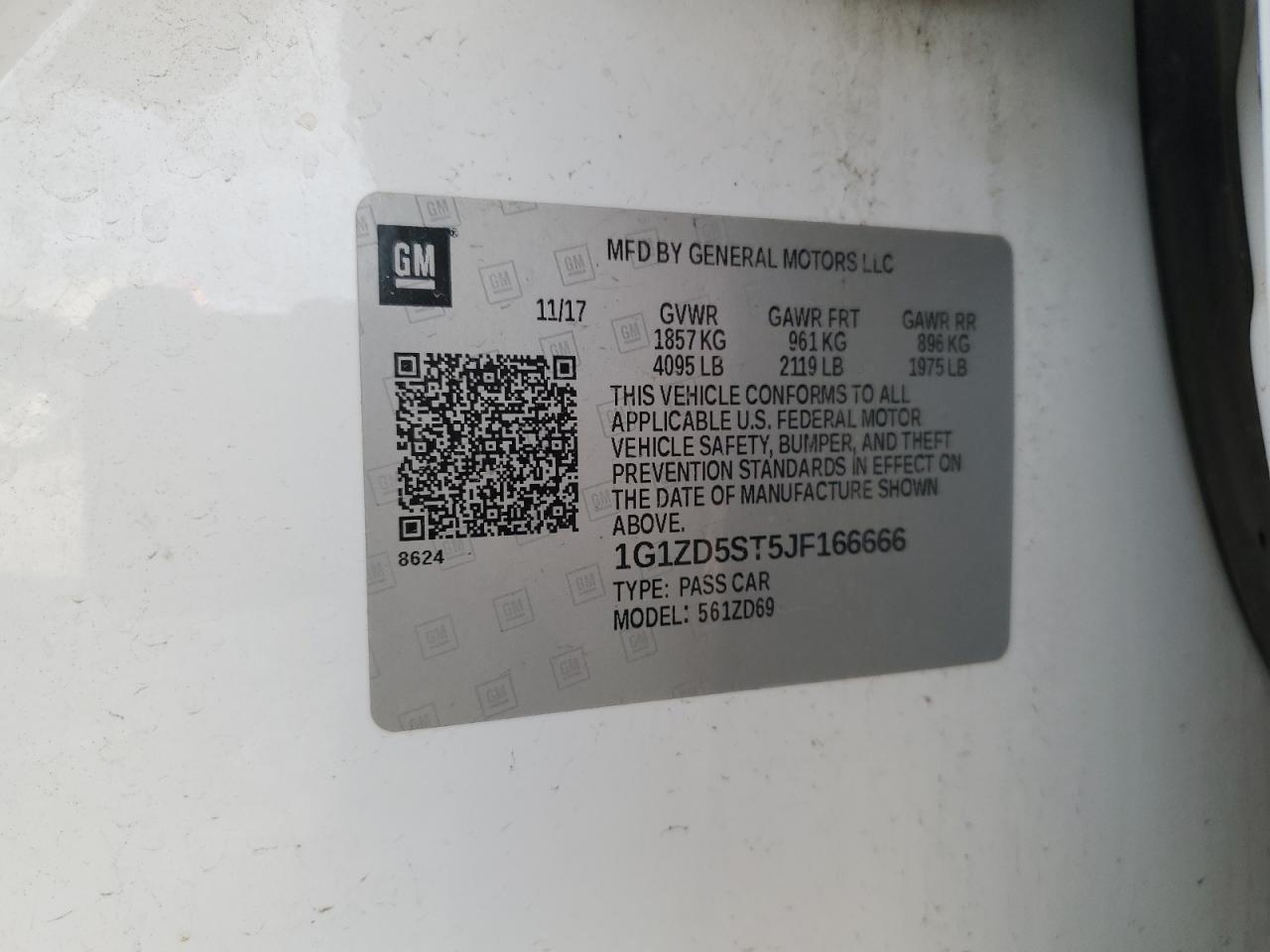 2018 CHEVROLET MALIBU