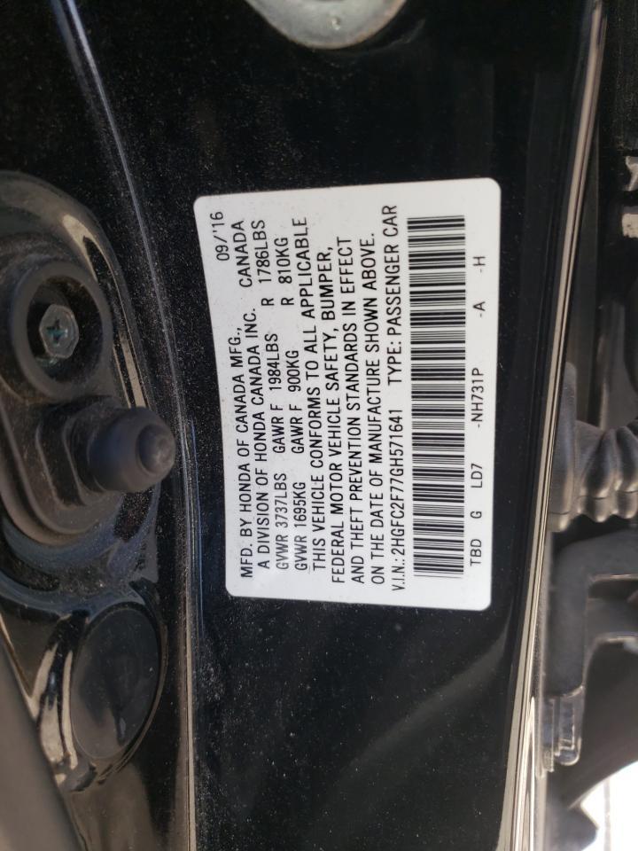 2016 HONDA CIVIC