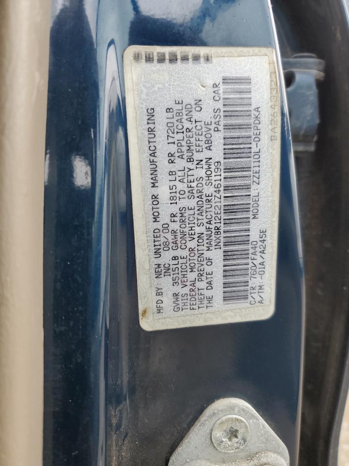 2001 TOYOTA COROLLA