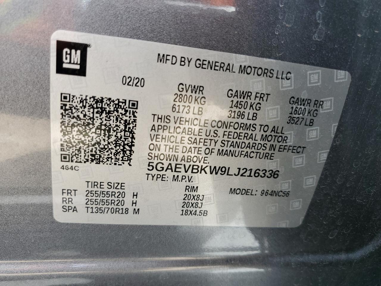 2020 BUICK ENCLAVE