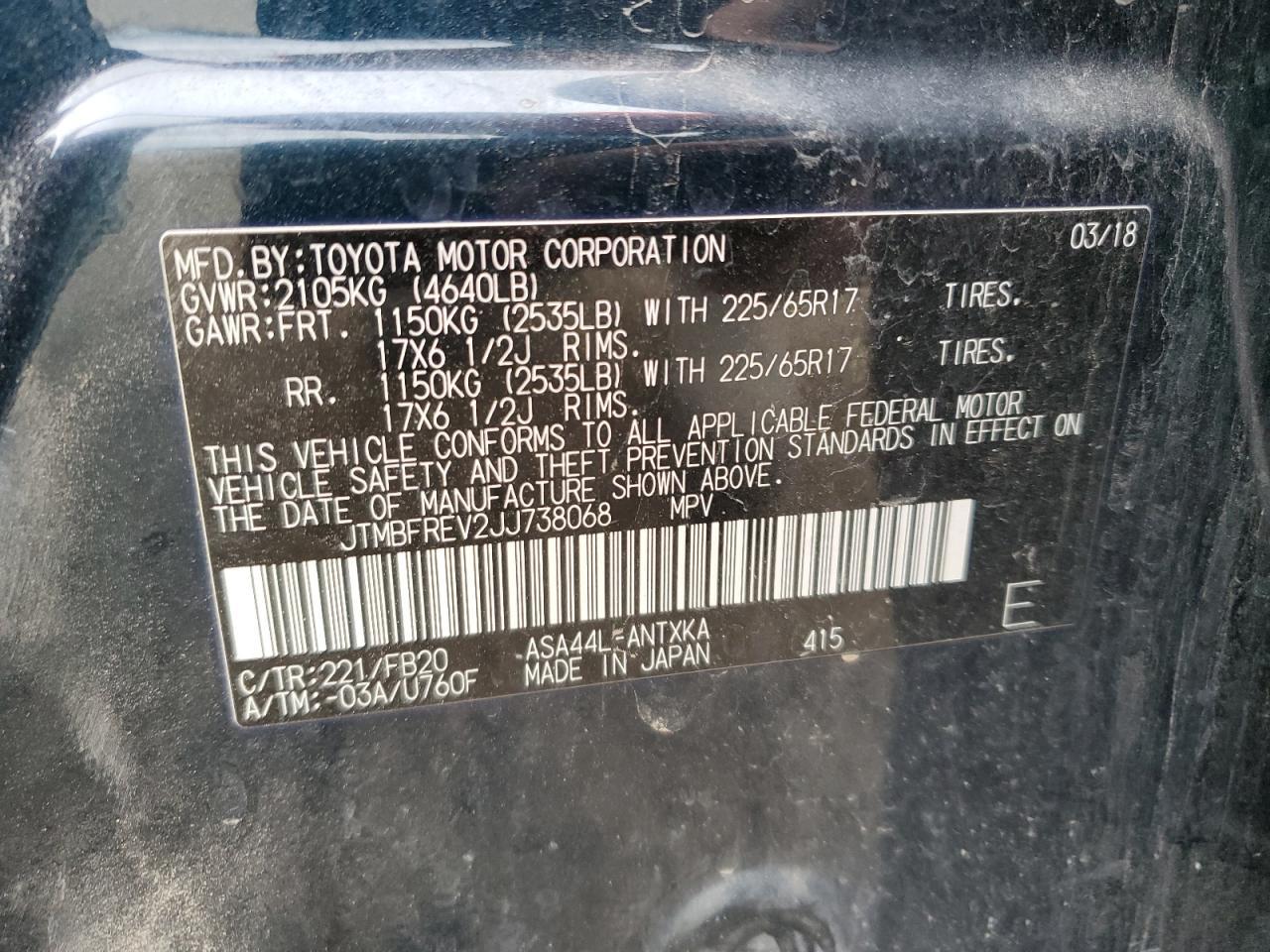 2018 TOYOTA RAV4