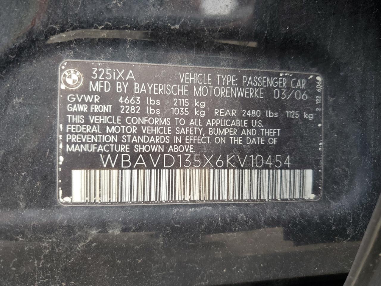 2006 BMW 3 SERIES
