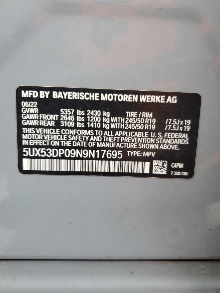 2022 BMW X3