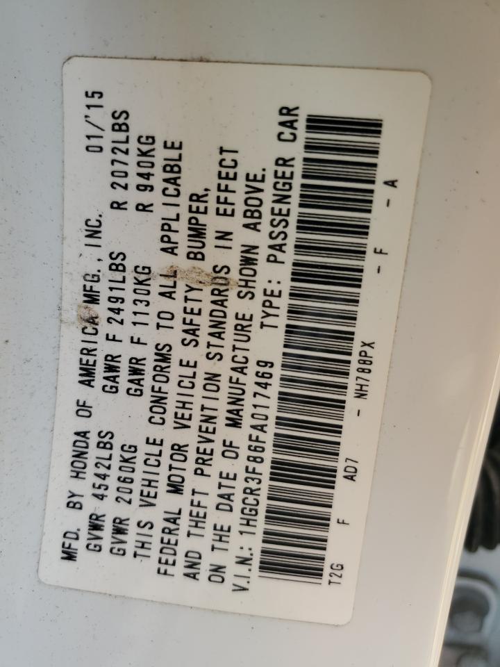 2015 HONDA ACCORD