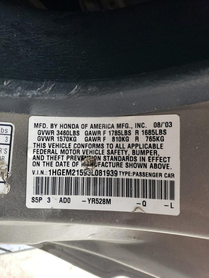 2003 HONDA CIVIC